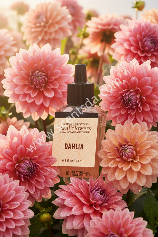 Dahlia Wallflower Refill - Dahlia Garden Background