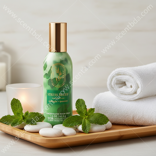 Stress Relief Room Spray - Spa Sanctuary Background