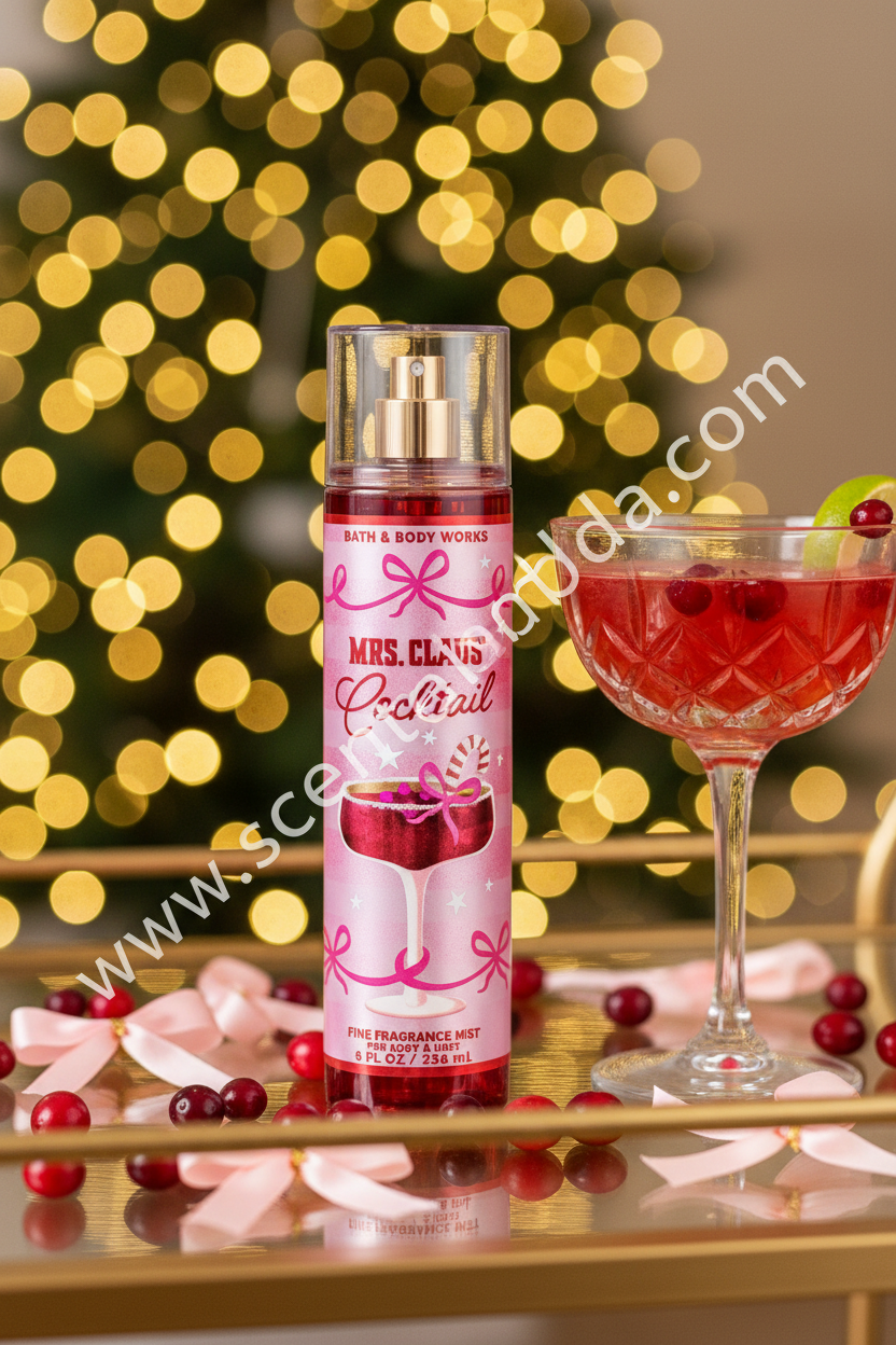 Mrs. Claus' Cocktail Fine Fragrance Mist – Holiday Party Background