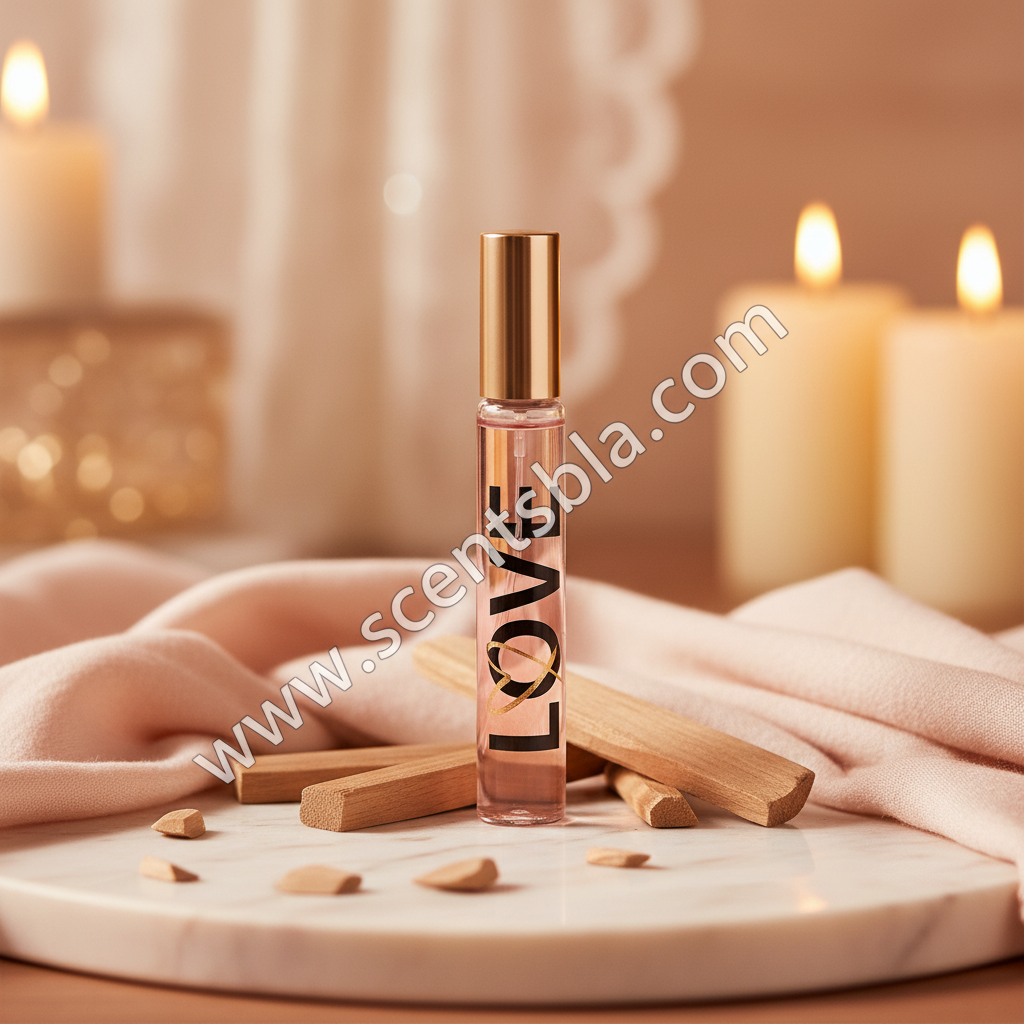 Love Eau de Parfum Travel Spray – Warm Musk & Sandalwood Boudoir