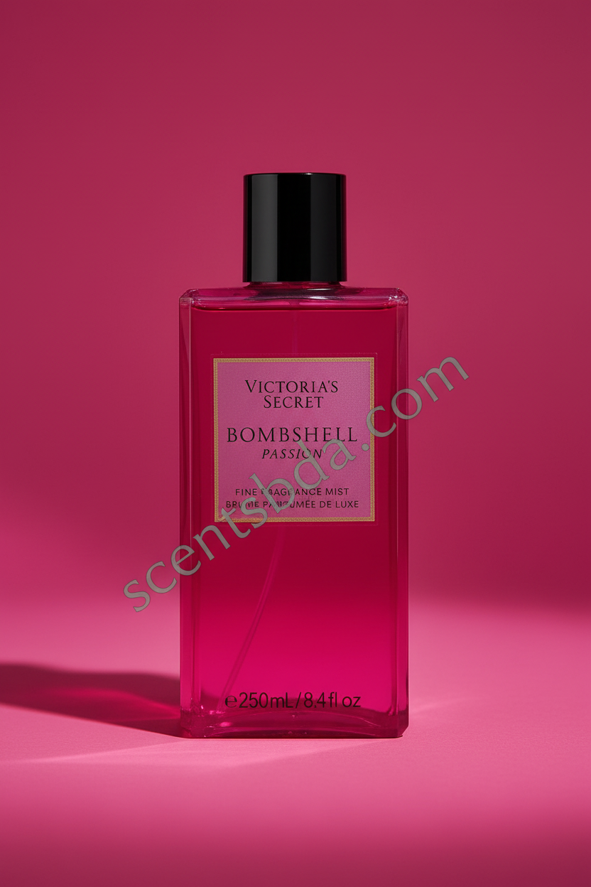 Bombshell Passion Fine Fragrance Mist - Fuchsia Background