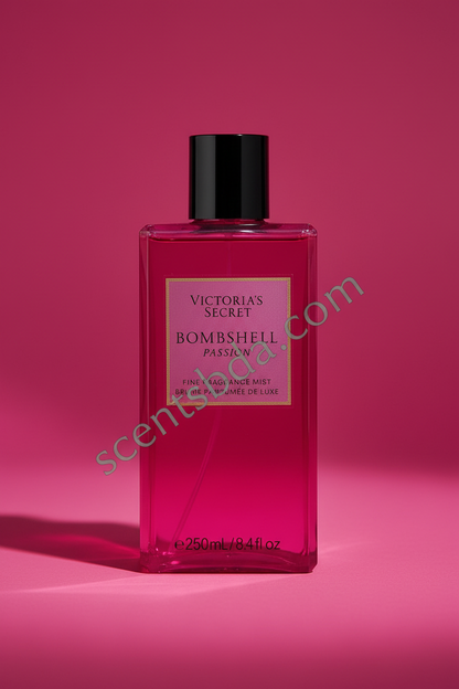 Bombshell Passion Fine Fragrance Mist - Fuchsia Background