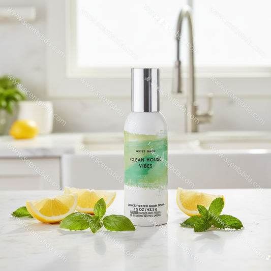 Clean House Vibes Room Spray - Fresh Kitchen Background