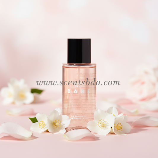Bare Fine Fragrance Mist Travel Size - Jasmine and Rose Petals