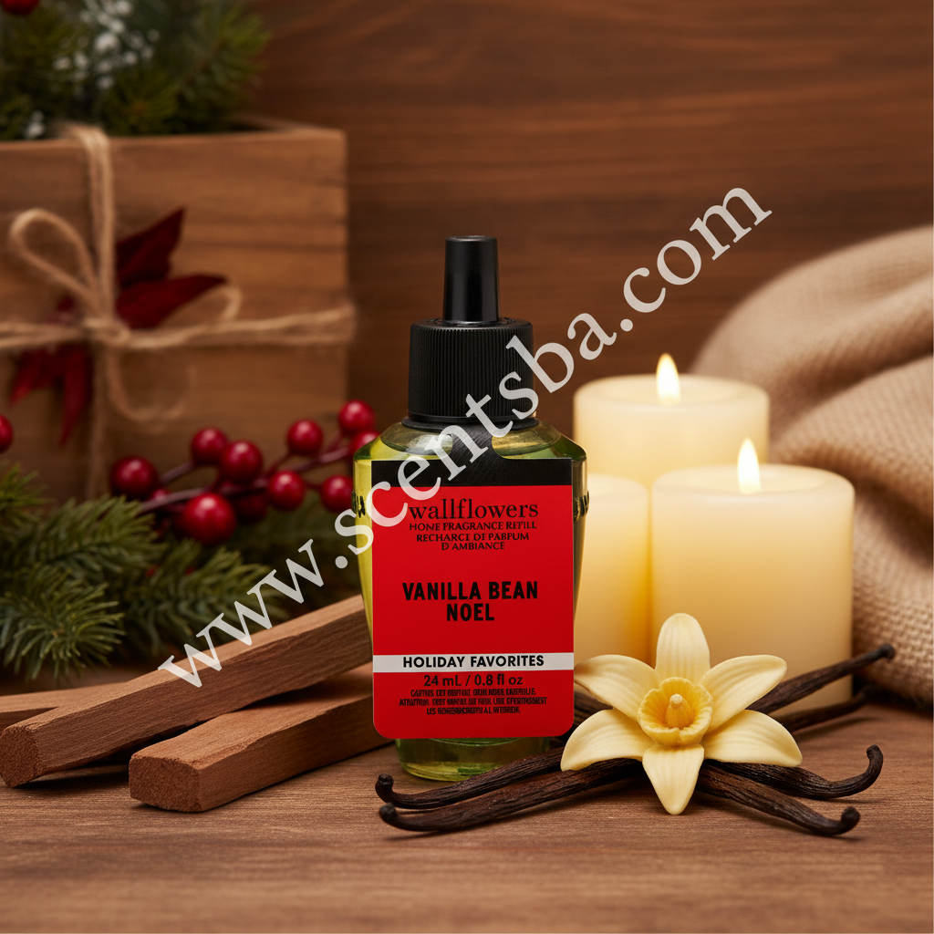 Vanilla Bean Noel Wallflower – Warm Sandalwood & Creamy Vanilla Background