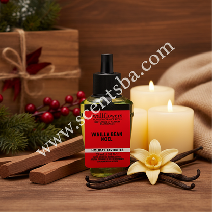 Vanilla Bean Noel Wallflower – Warm Sandalwood & Creamy Vanilla Background