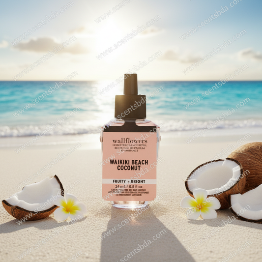 Waikiki Beach Coconut Wallflower Refill - Hawaiian Beach Background