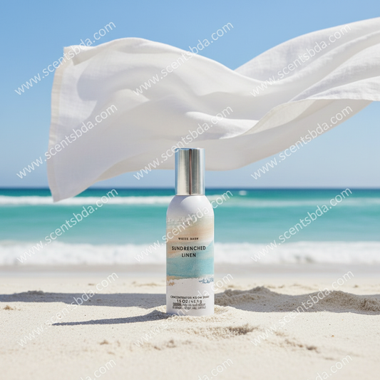 Sundrenched Linen Room Spray - Coastal Breeze Background