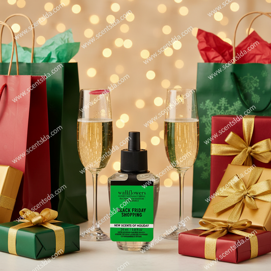 Black Friday Shopping Wallflower Refill - Holiday Shopping Background