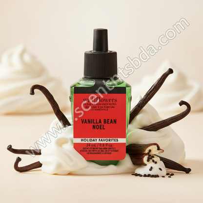 Vanilla Bean Noel Wallflower – Vanilla Bean & Whipped Cream Background