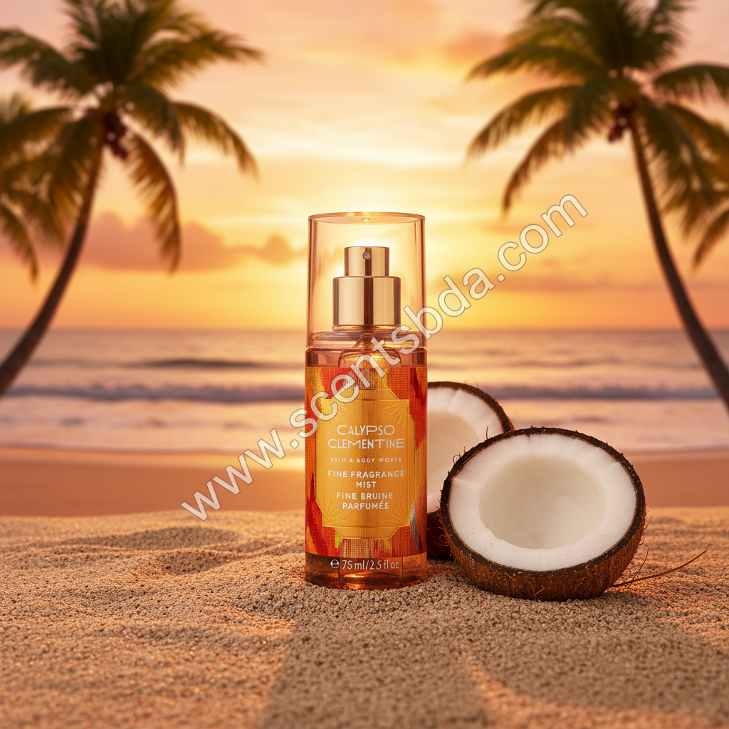Calypso Clementine Travel Spray – Tropical Beach Sunset