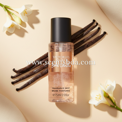 Bare Vanilla Fine Fragrance Mist Travel Size - Creamy Vanilla