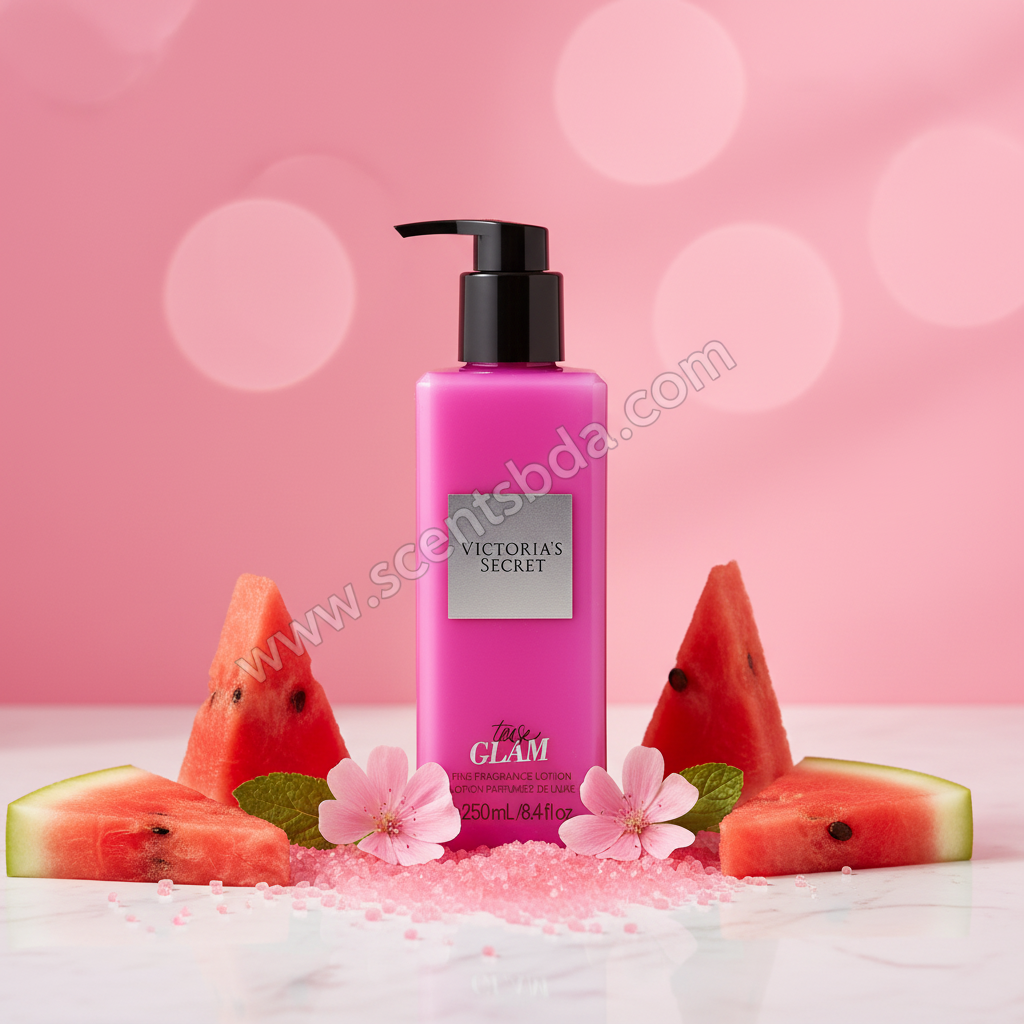 Tease Glam Fine Fragrance Lotion - Watermelon Glam with www.scentsbda.com watermark