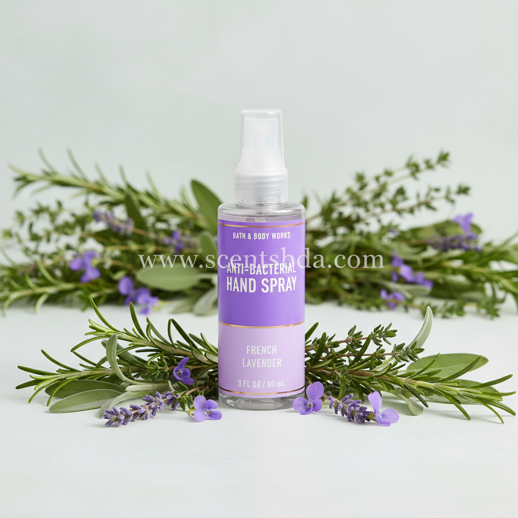 French Lavender Spray Hand Sanitizer - Soft Herbal Notes