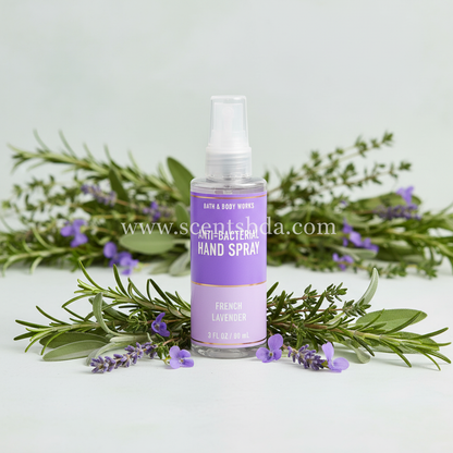 French Lavender Spray Hand Sanitizer - Soft Herbal Notes