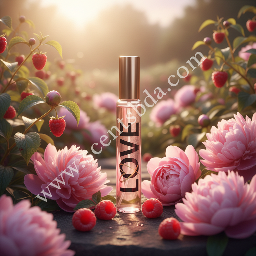 Love Eau de Parfum Travel Spray – Raspberry & Pink Peony Garden