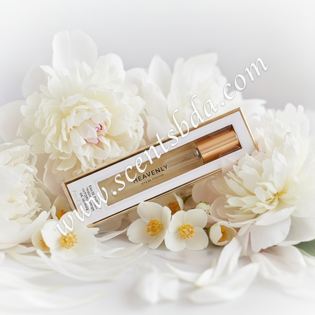 Heavenly Travel Size Perfume – Floral Background