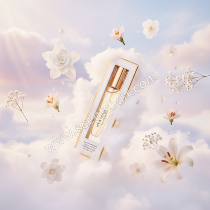Heavenly Travel Size Perfume – Ethereal Cloud Background