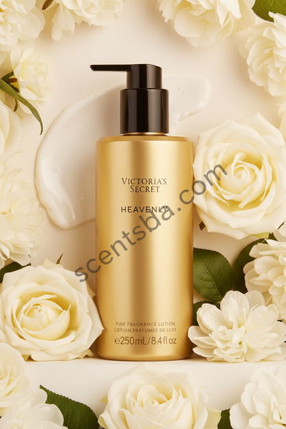 Heavenly Fine Fragrance Lotion - Floral Background