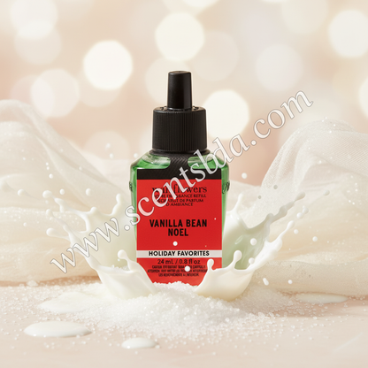 Vanilla Bean Noel Wallflower – Sugared Musk & Sweet Milk Background