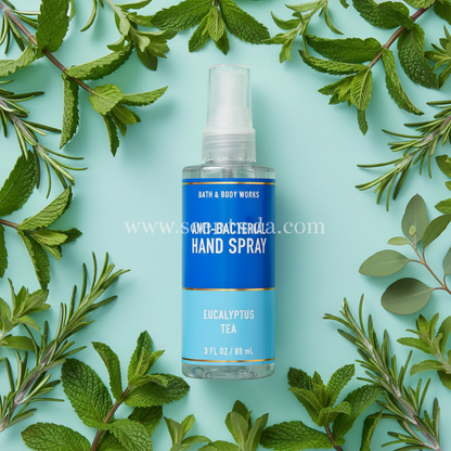 Eucalyptus Tea Spray Hand Sanitizer - Soft Herbal Notes