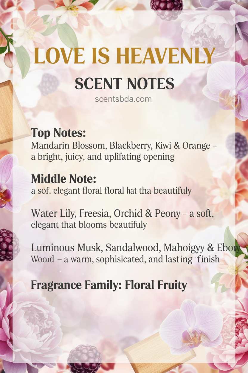 Love Is Heavenly - Scent Notes