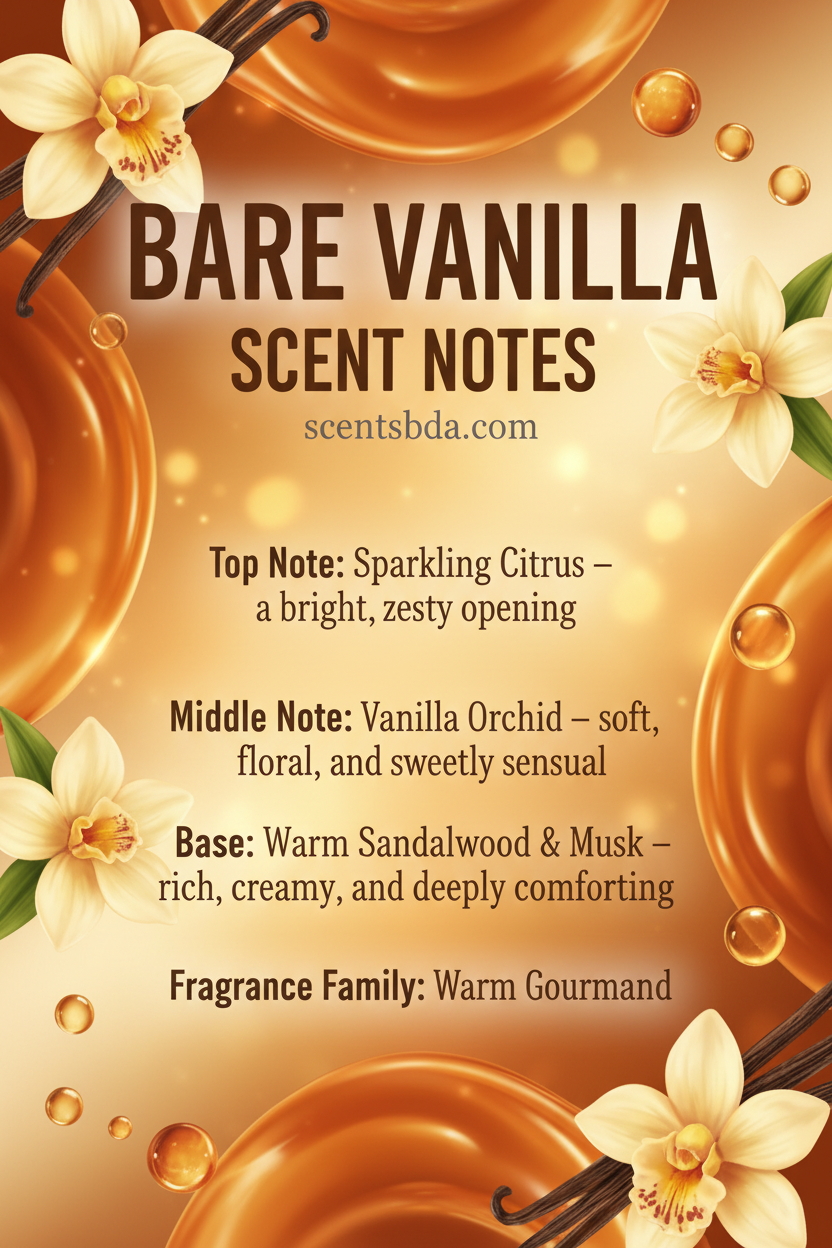 Bare Vanilla - Scent Notes