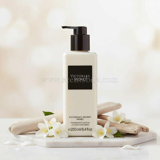 Angel Fragrance Lotion - Jasmine & Sandalwood with www.scentsbda.com watermark
