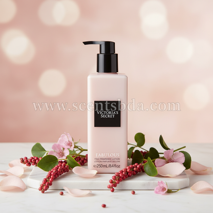 Fabulous Body Lotion - Pink Pepper & Rose with www.scentsbda.com watermark