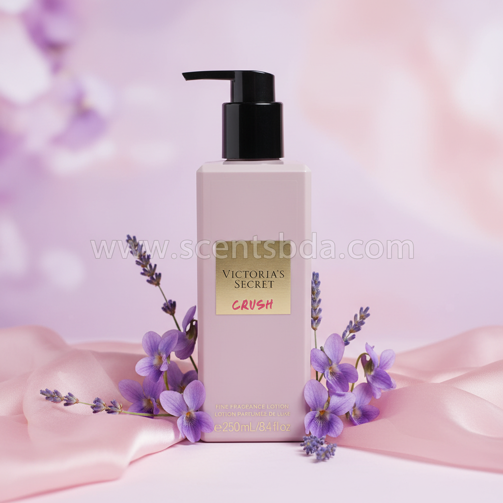 Crush Fine Fragrance Lotion - Violet Garden with www.scentsbda.com watermark