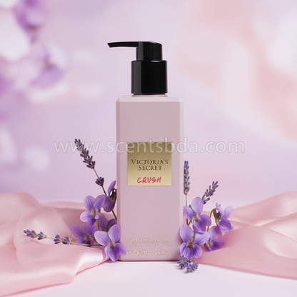 Crush Fine Fragrance Lotion - Violet Garden with www.scentsbda.com watermark