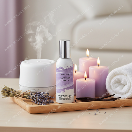 Lavender Vanilla Room Spray - Spa Sanctuary Background
