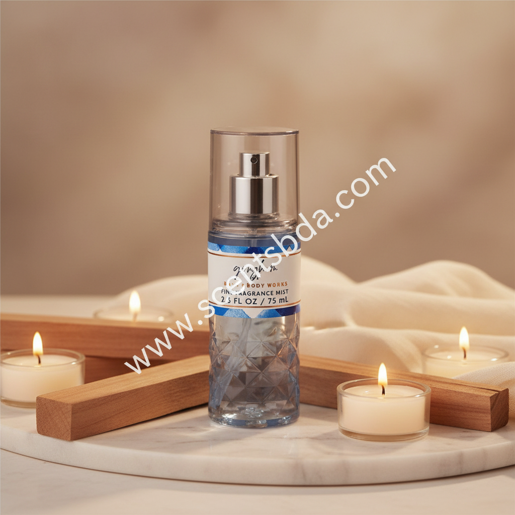 Gingham Travel Spray – Sandalwood Spa