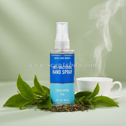 Eucalyptus Tea Spray Hand Sanitizer - Fresh Green Tea