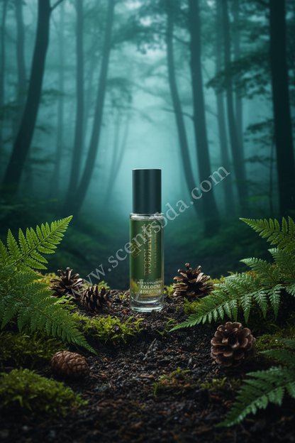 Misty Forest Trail Background