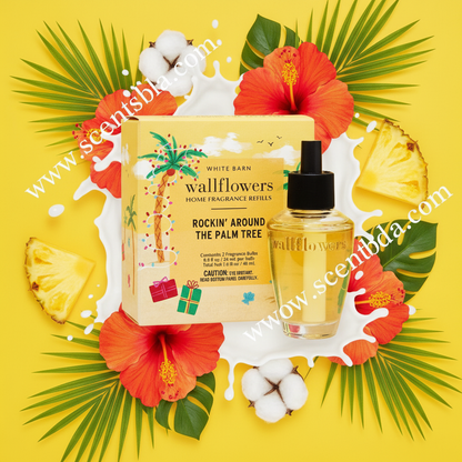 Rockin' Around the Palm Tree – Yellow Background